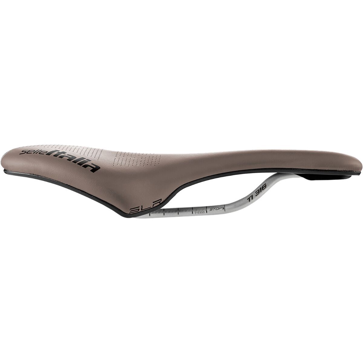 Image of Selle Italia SLR Boost Gravel Superflow Saddle Mud Brown, L