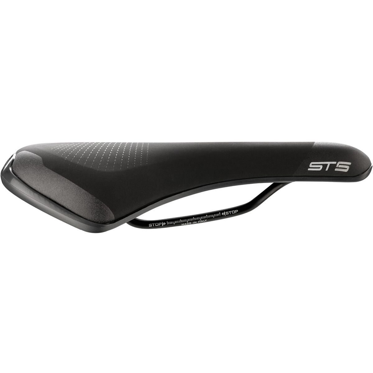 Image of Selle Italia ST 5 Flow Saddle Black, FeC Alloy, W165xL276mm