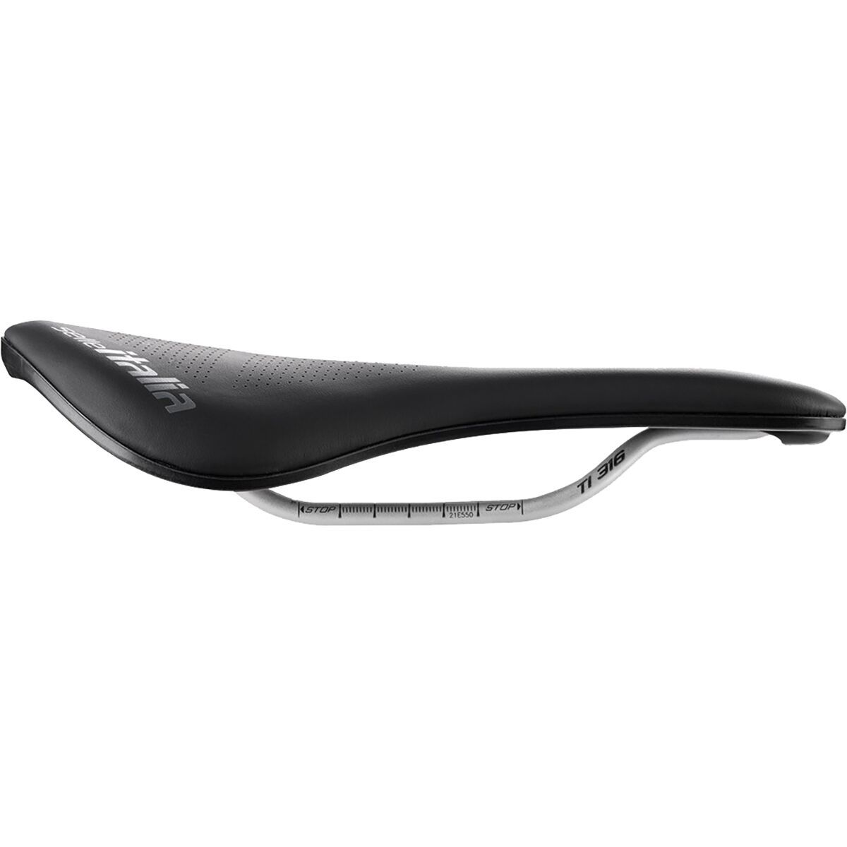 Image of Selle Italia NOVUS EVO Boost Superflow Saddle - Men's Black, Ti 316, W145xL248mm