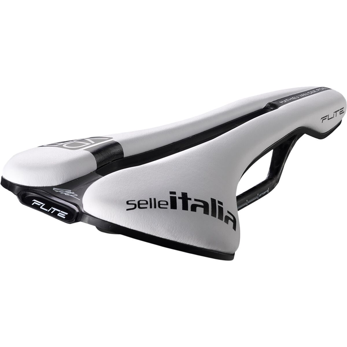 Image of Selle Italia Flite Boost Kit Carbonio Superflow MVDP Saddle White, L3
