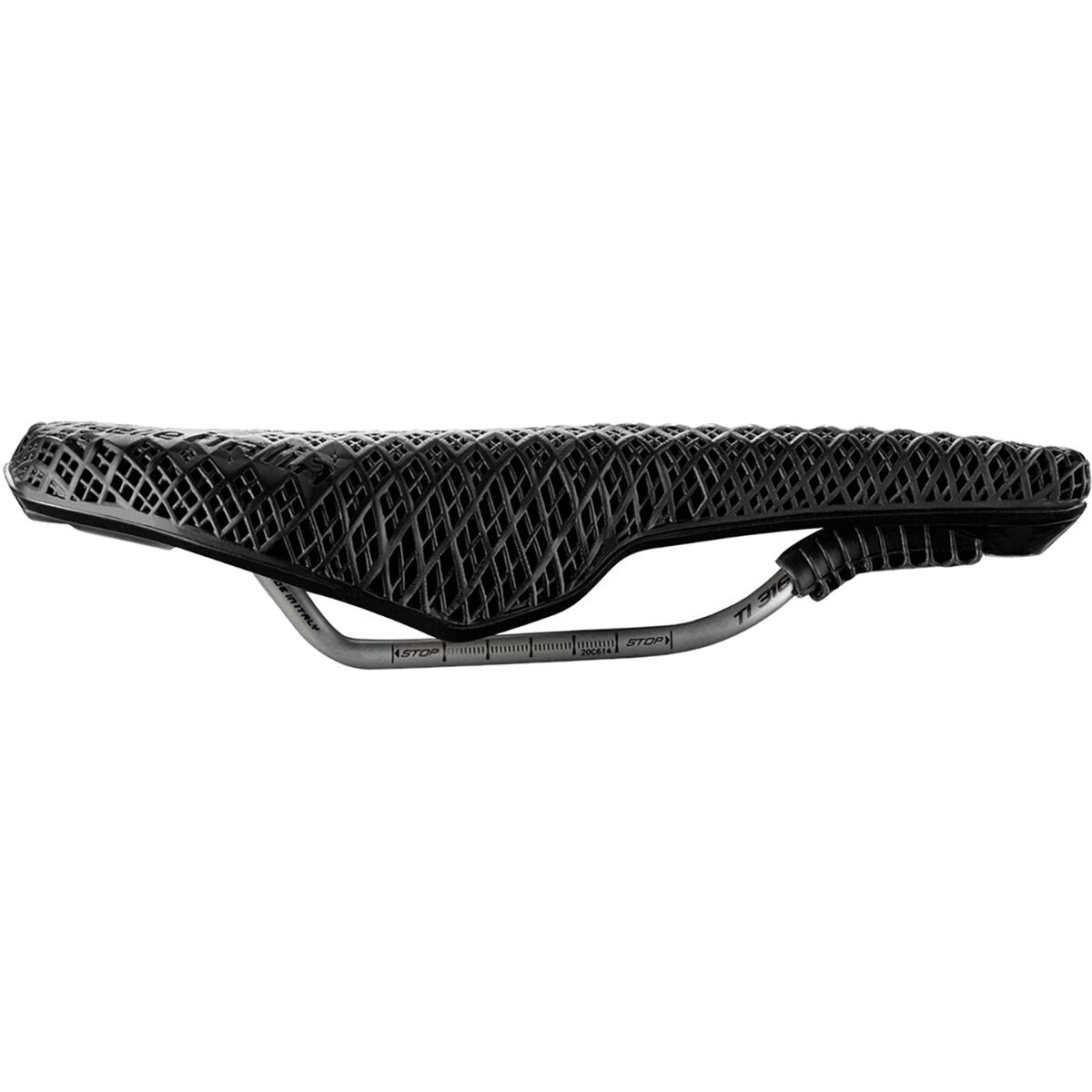 Image of Selle Italia Watt 3D TI 316 Superflow Saddle Black, L