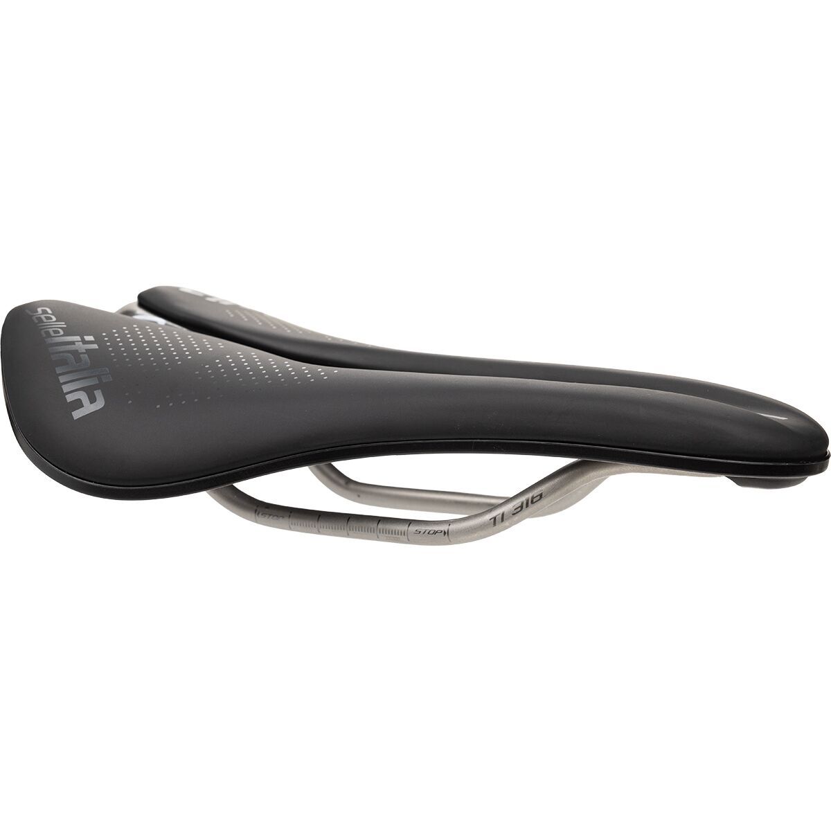 Image of Selle Italia Novus Boost EVO TI 316 Superflow CC Saddle - No Packaging Black, 145mm