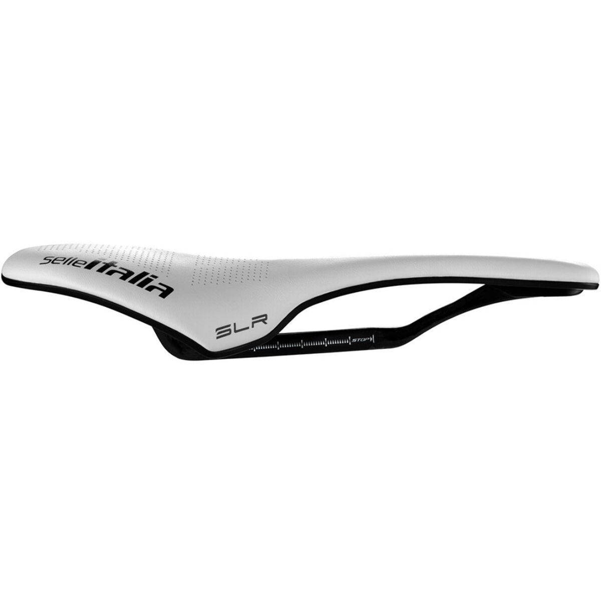Image of Selle Italia SLR Kit Carbonio Boost Superflow Carbon Saddle White, S, 130x248mm