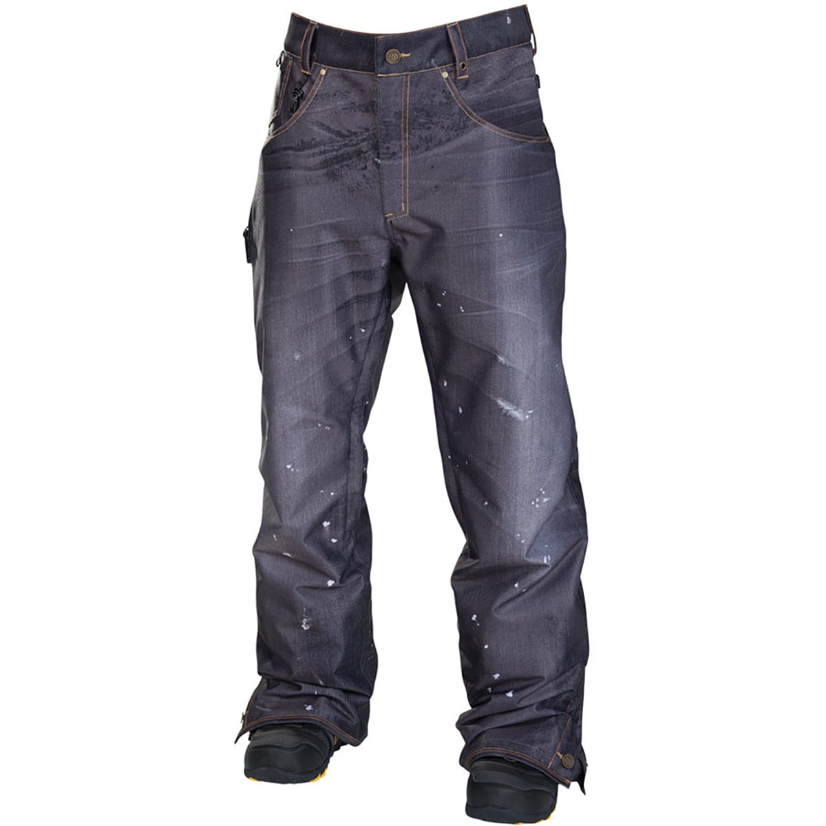 686 deconstructed denim online snow pants