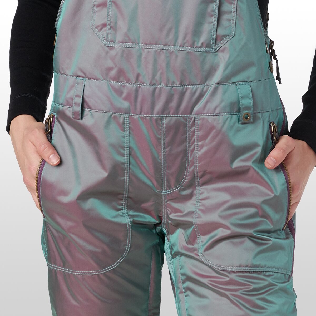 686 women's black magic insulated overall