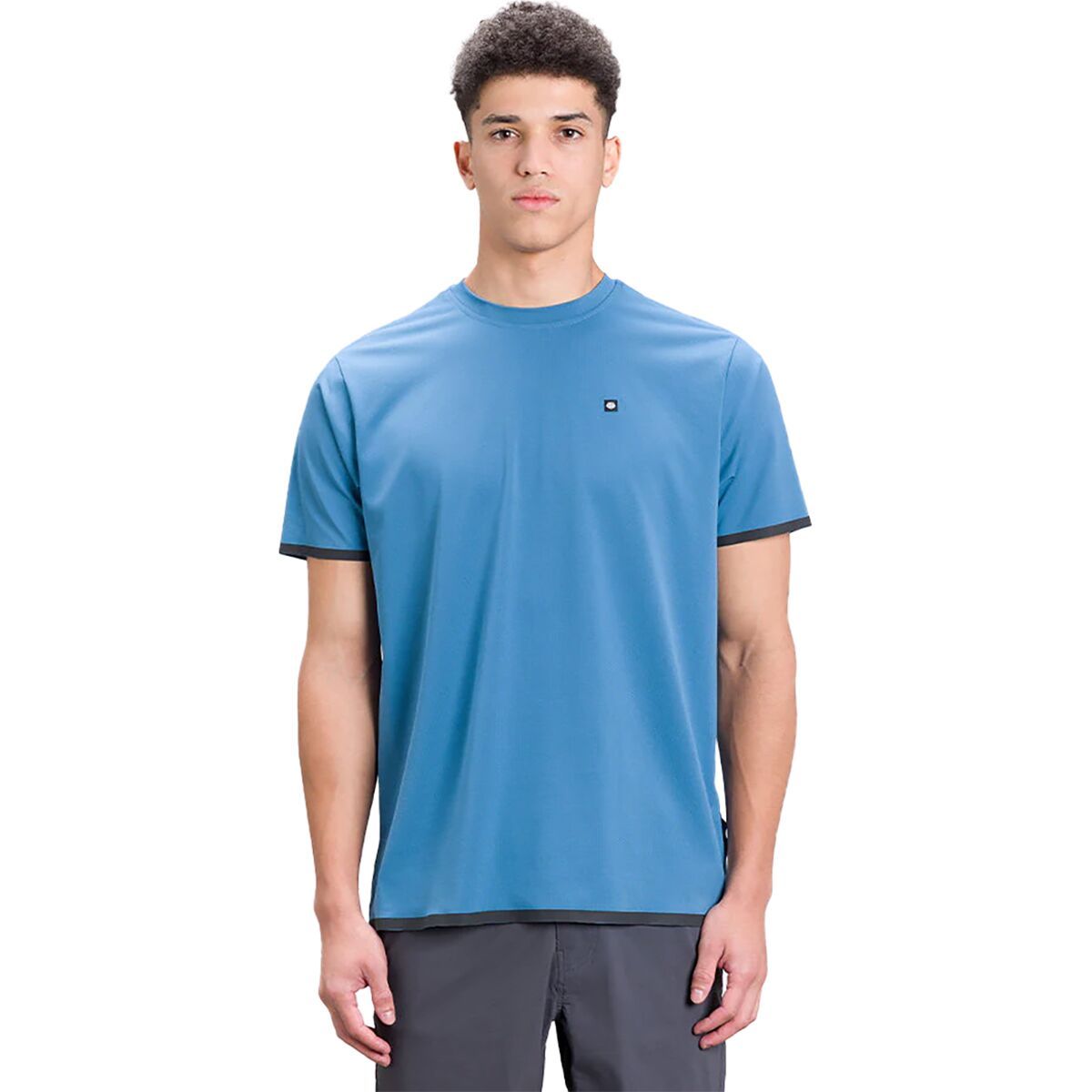 686 Let's Go Tech T-Shirt - Men's Blue Ash, M