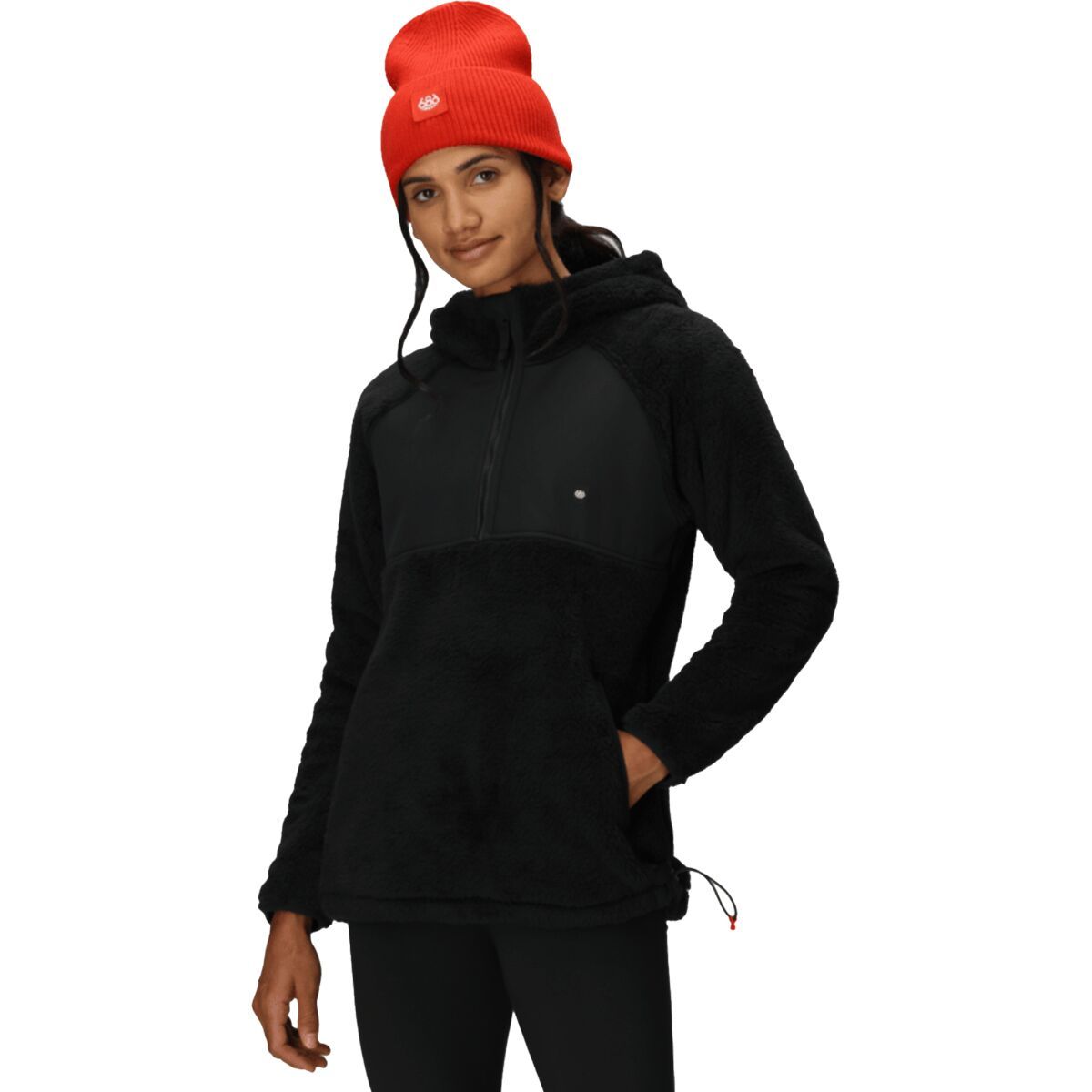 686 Hemlock Fleece Hoodie - Women's Black, S