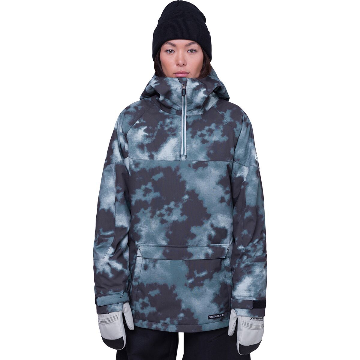686 Upton Insulated Anorak Jacket - Women's Green Nebula, M