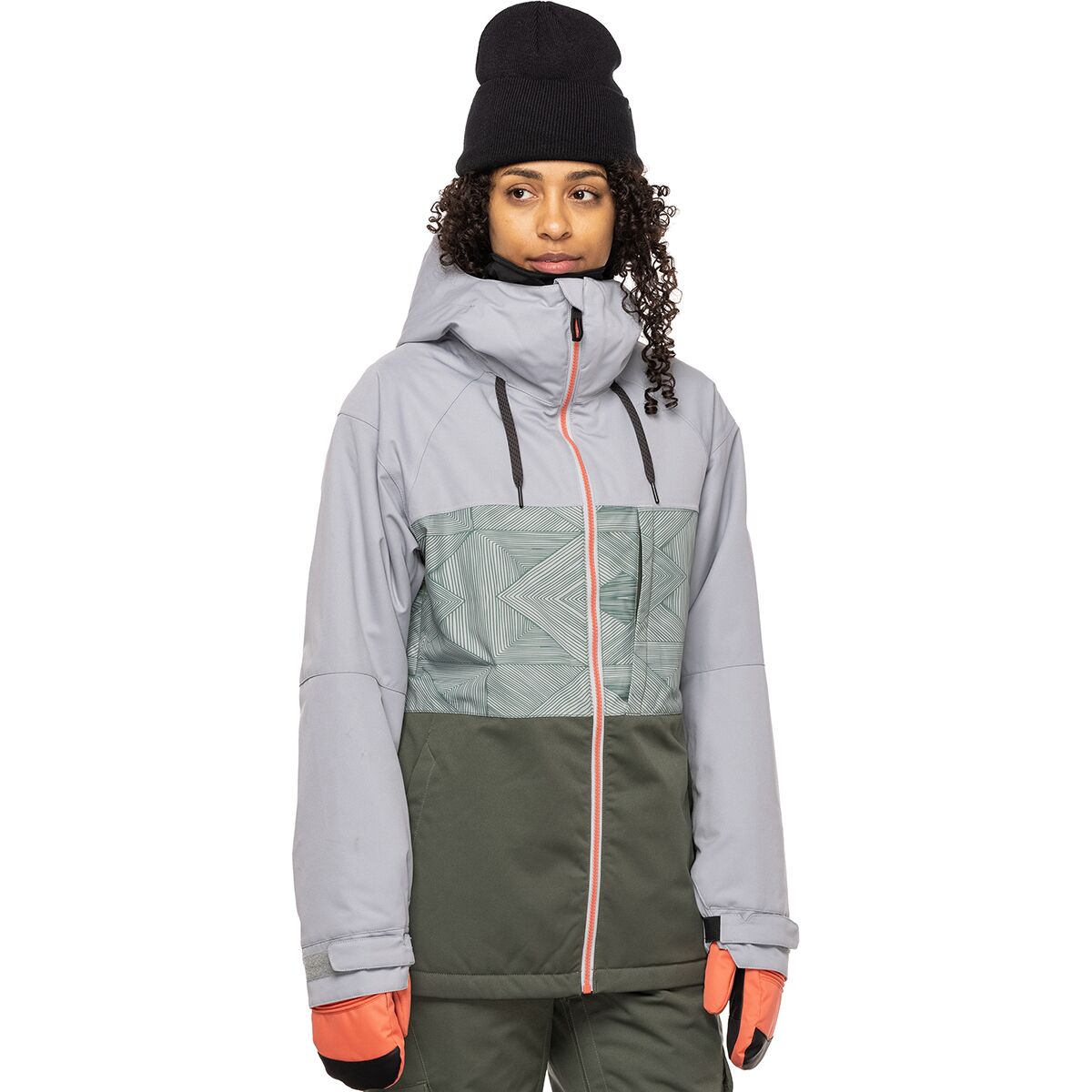686 Athena Insulated Jacket - Women's Goblin Green Colorblock