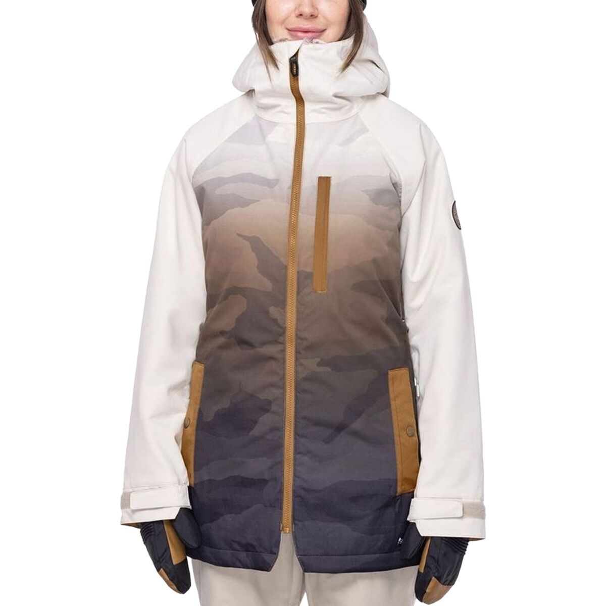 Image of 686 Dream Insulated Jacket - Women's Putty Camo Fade, L