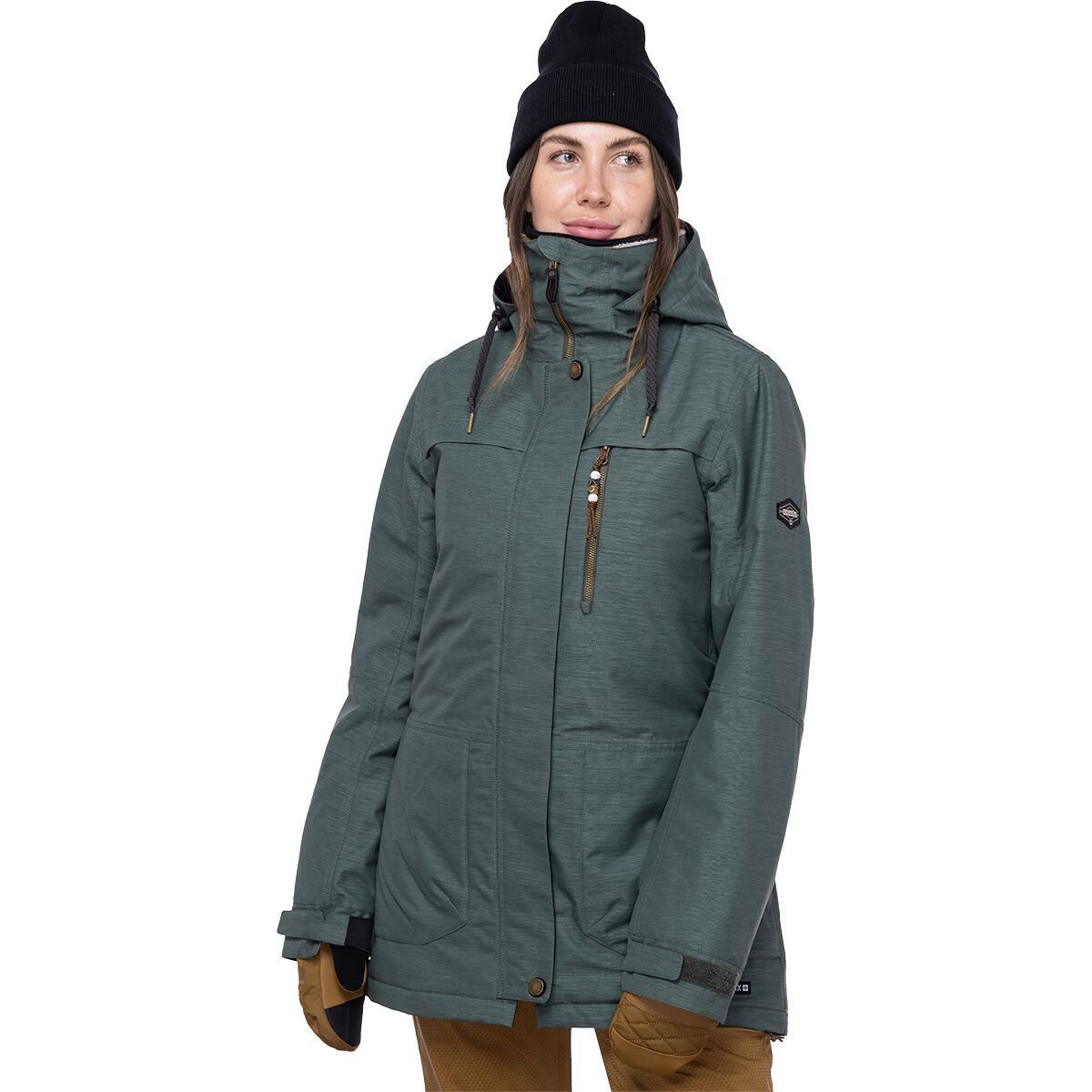 686 Spirit Insulated Jacket - Women's Goblin Green Heather, XS