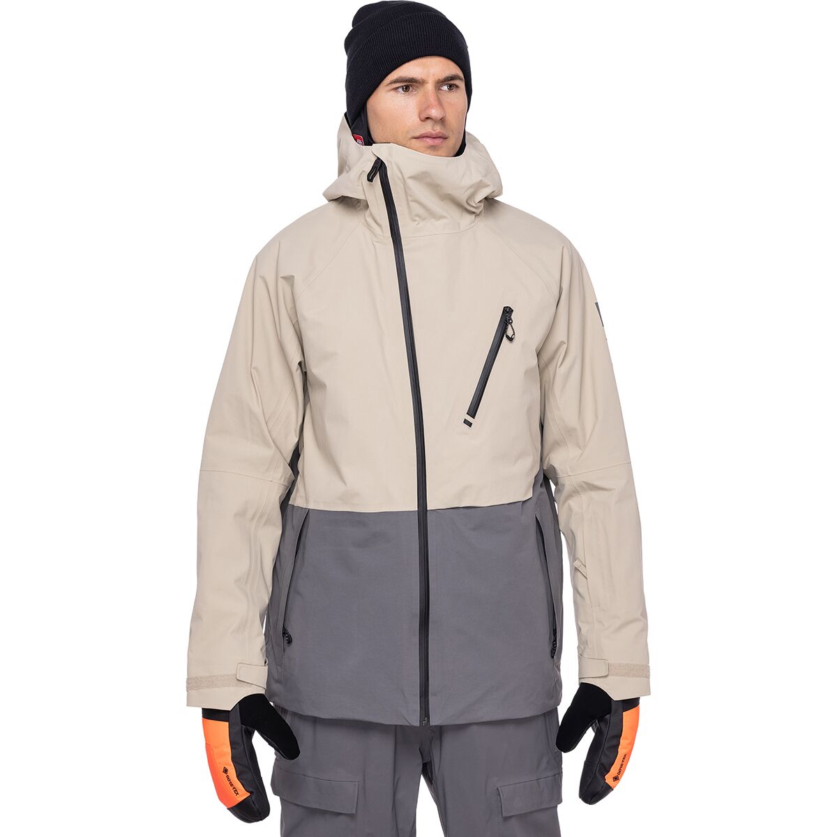 686 Hydra Down Thermagraph GORE-TEX Jacket - Men's Putty Colorblock