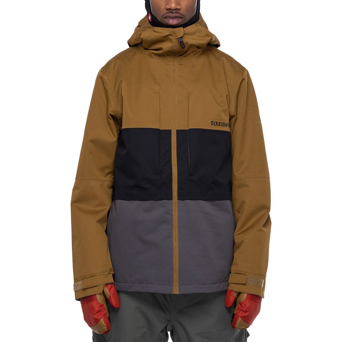 686 Geo Insulated Jacket - Men's Breen Colorblock, S