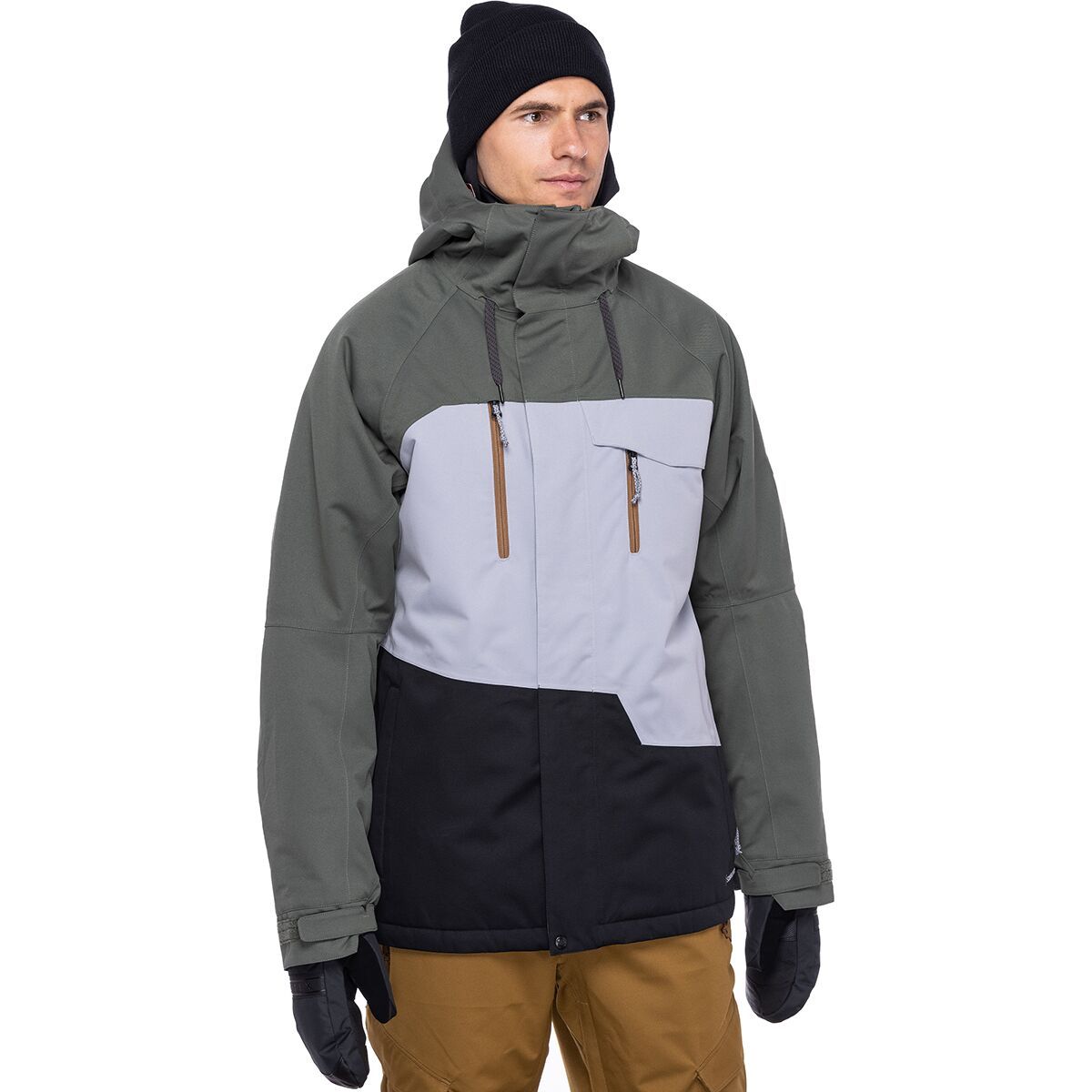 686 Geo Insulated Jacket - Men's Goblin Green Colorblock, XXL