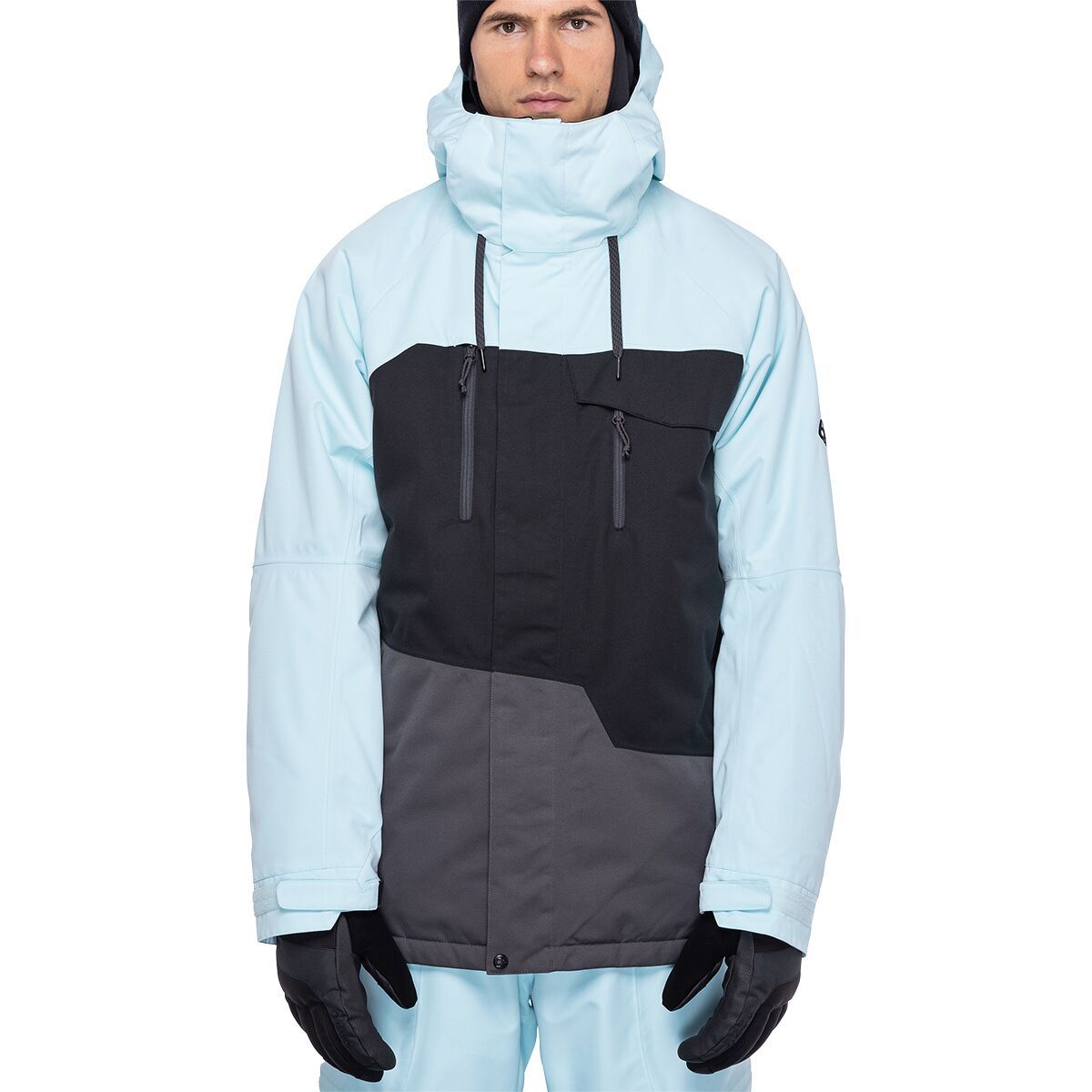 686 Geo Insulated Jacket - Men's Icy Blue Colorblock, XL