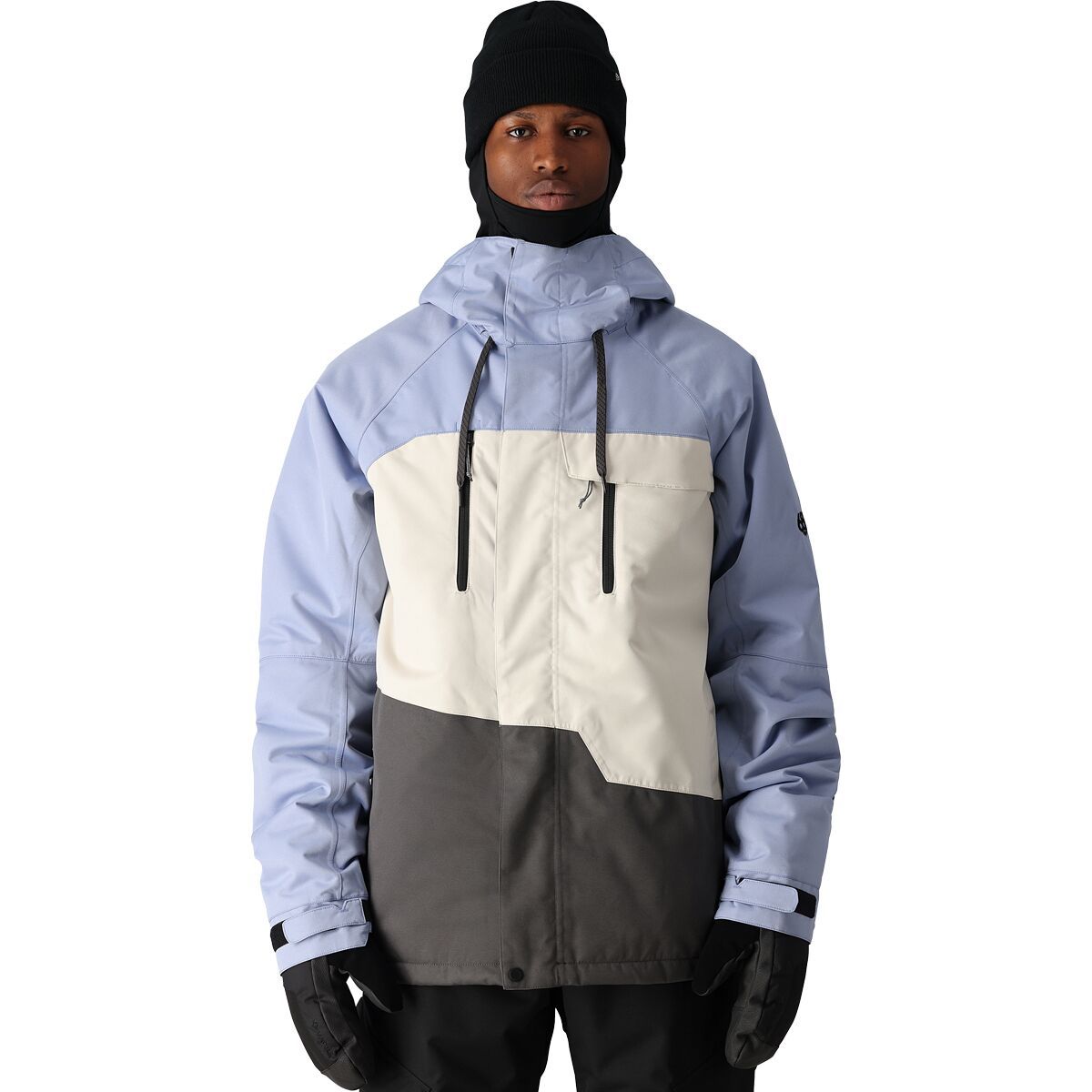 686 Geo Insulated Jacket - Men's Purple Impression Colorblock, L