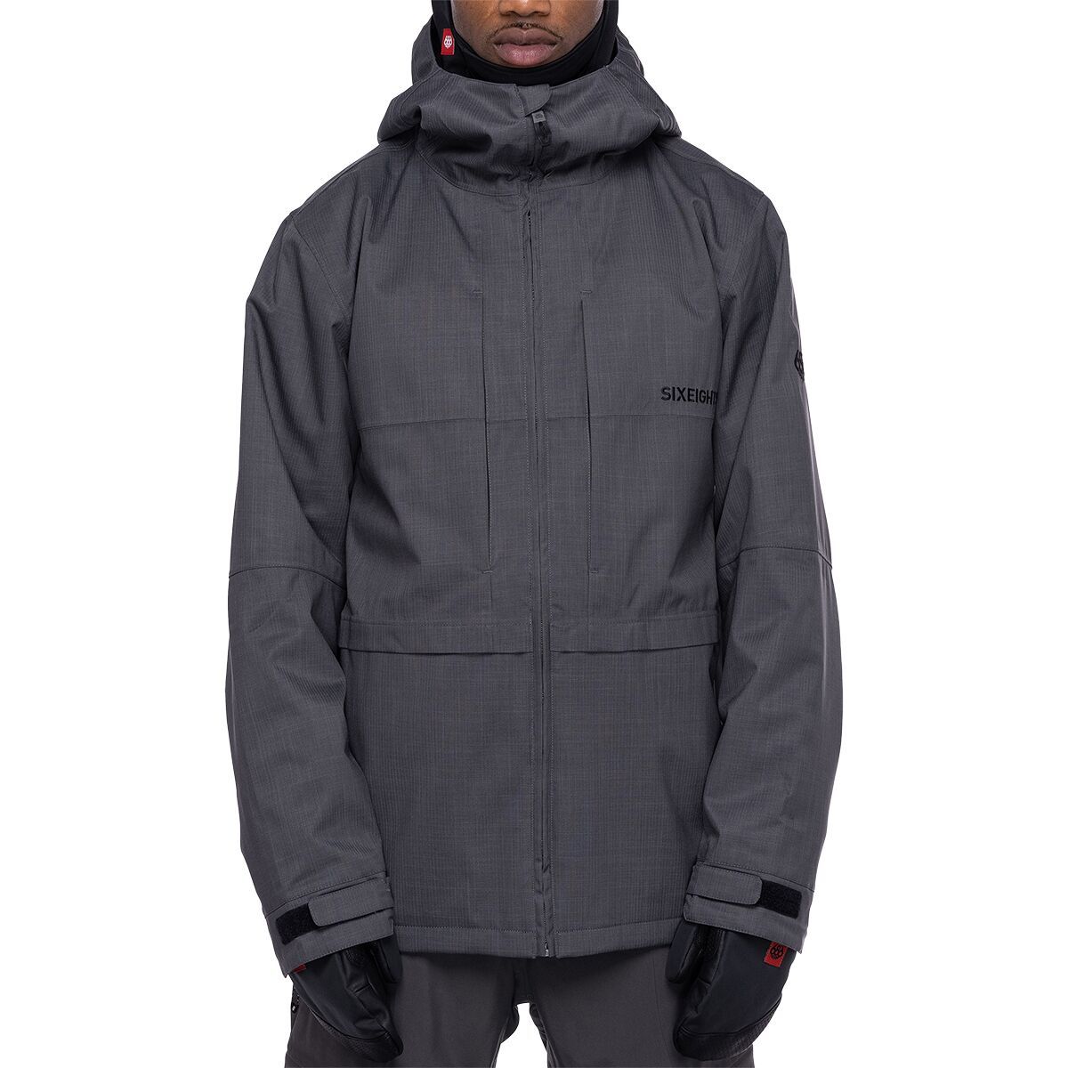 686 Smarty 3-in-1 Form Jacket - Men's Charcoal Texture, XXL