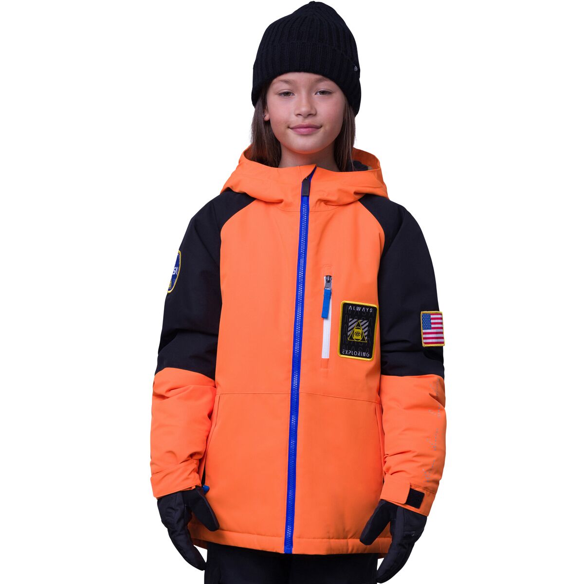 686 NASA Exploration Insulated Jacket - Boys' Nasa Orange Black