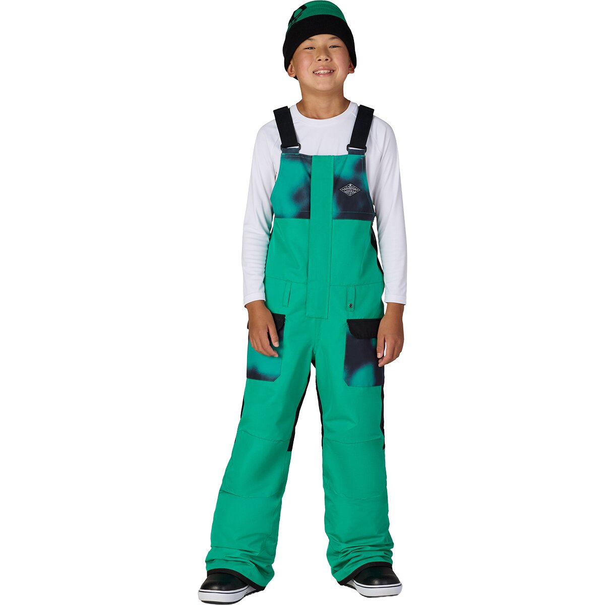 Image of 686 Frontier Insulated Bib - Boys' Deep Green, L