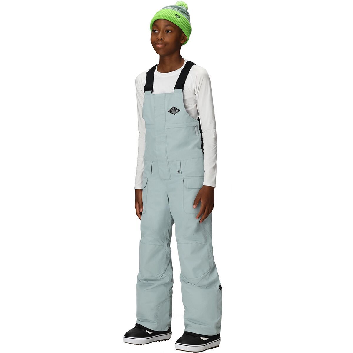 Image of 686 Frontier Insulated Bib - Boys' Dusty Marine, L
