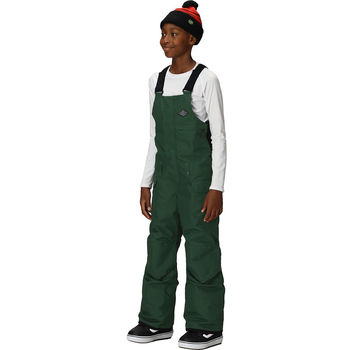 Image of 686 Frontier Insulated Bib - Boys' Moss Green, L