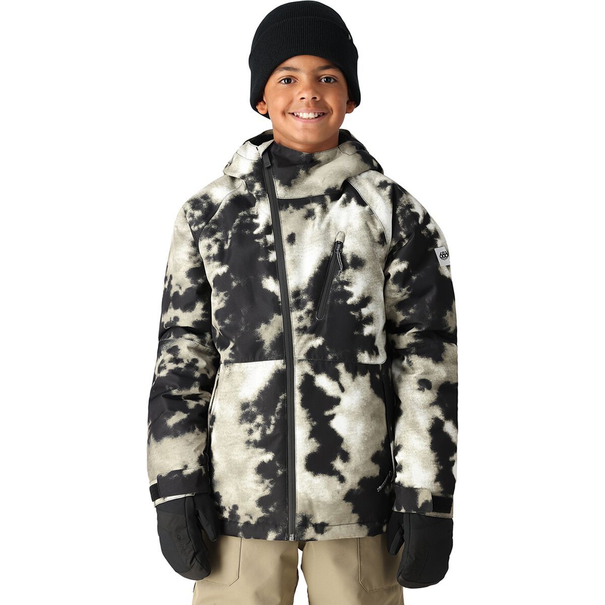 686 Hydra Insulated Jacket - Boys' White Nebula, XL