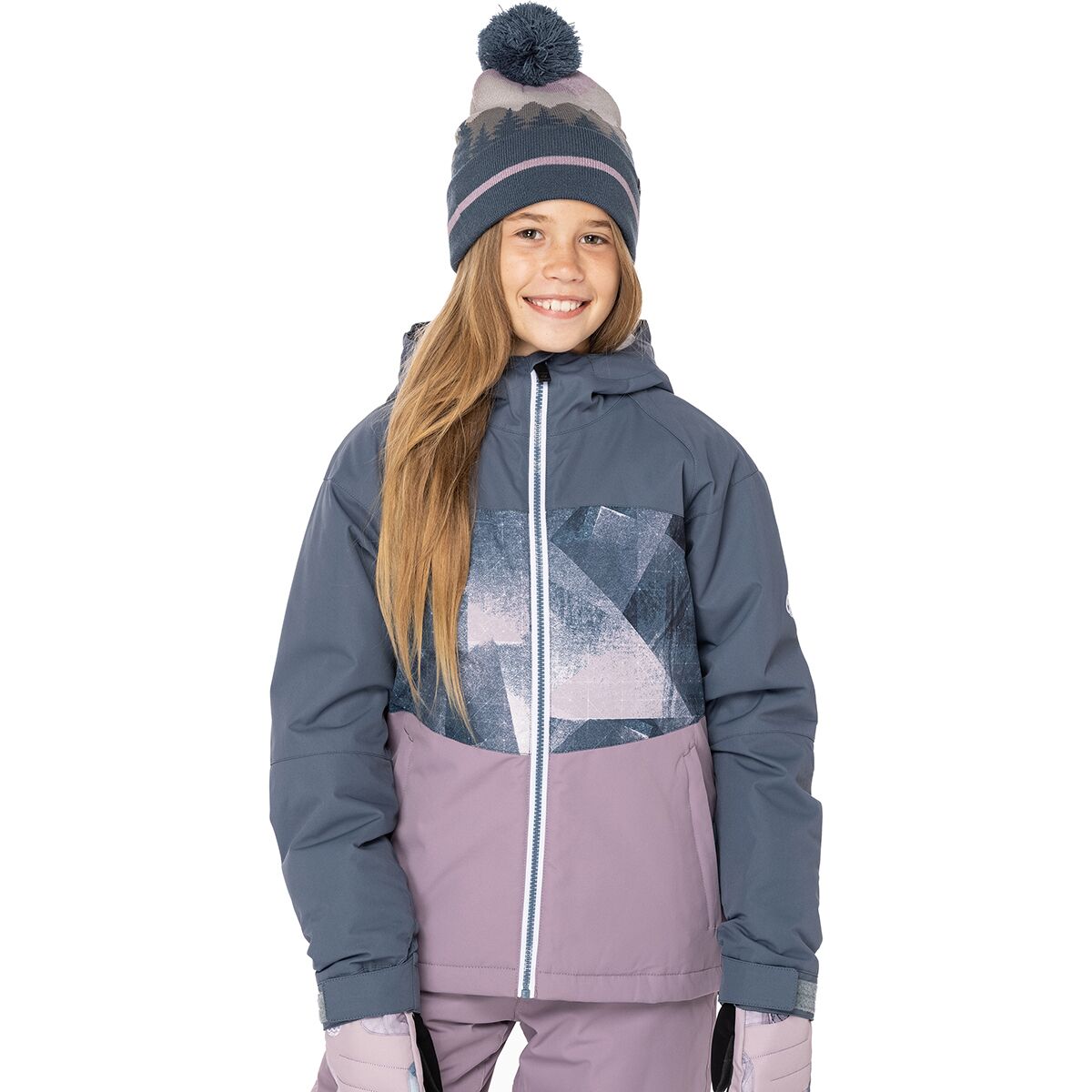686 Athena Insulated Jacket - Girls' Orion Blue Colorblock
