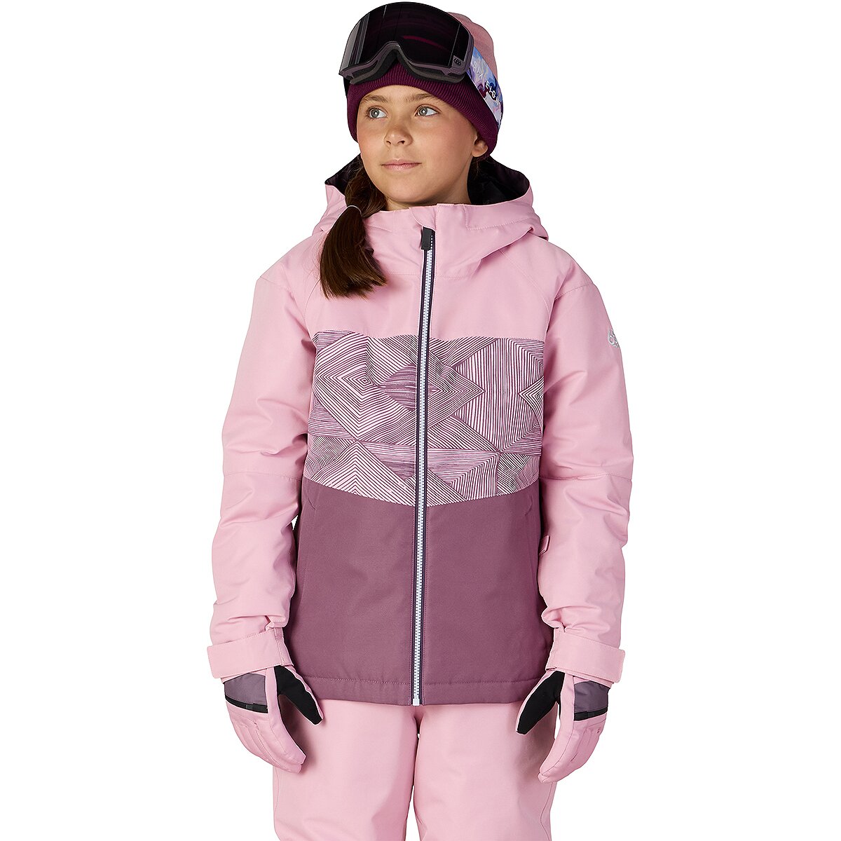 Image of 686 Athena Insulated Jacket - Girls' Smokey Lilac Colorblock, L