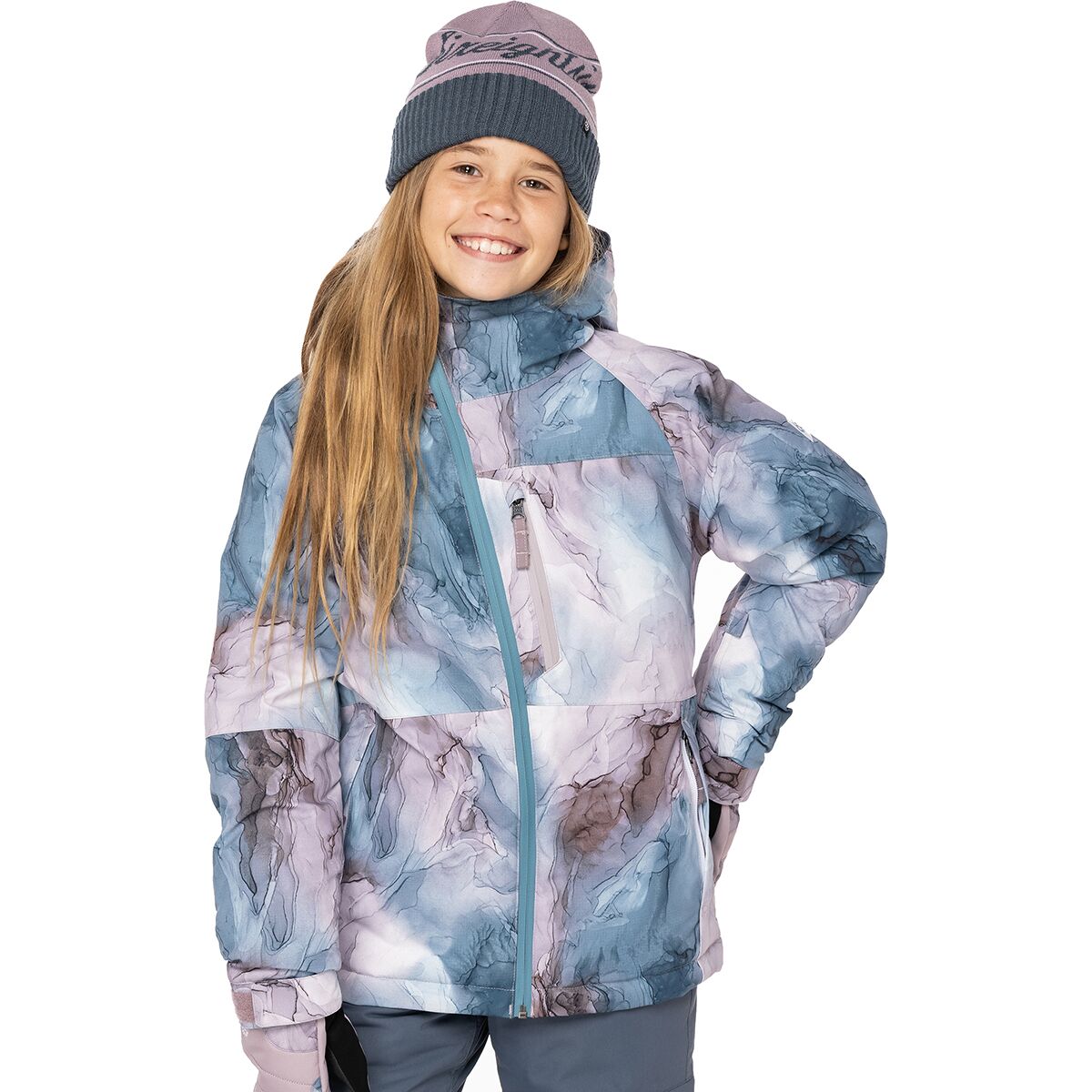 686 Hydra Insulated Jacket - Girls' Dusty Orchid Marble