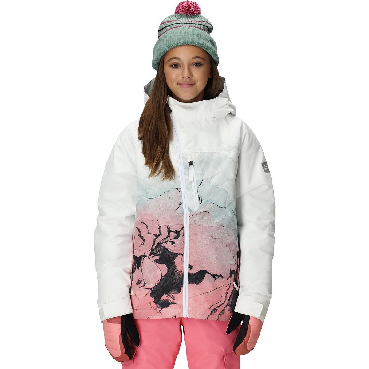 Image of 686 Hydra Insulated Jacket - Girls' Geranium Pink Cloudbreak, M