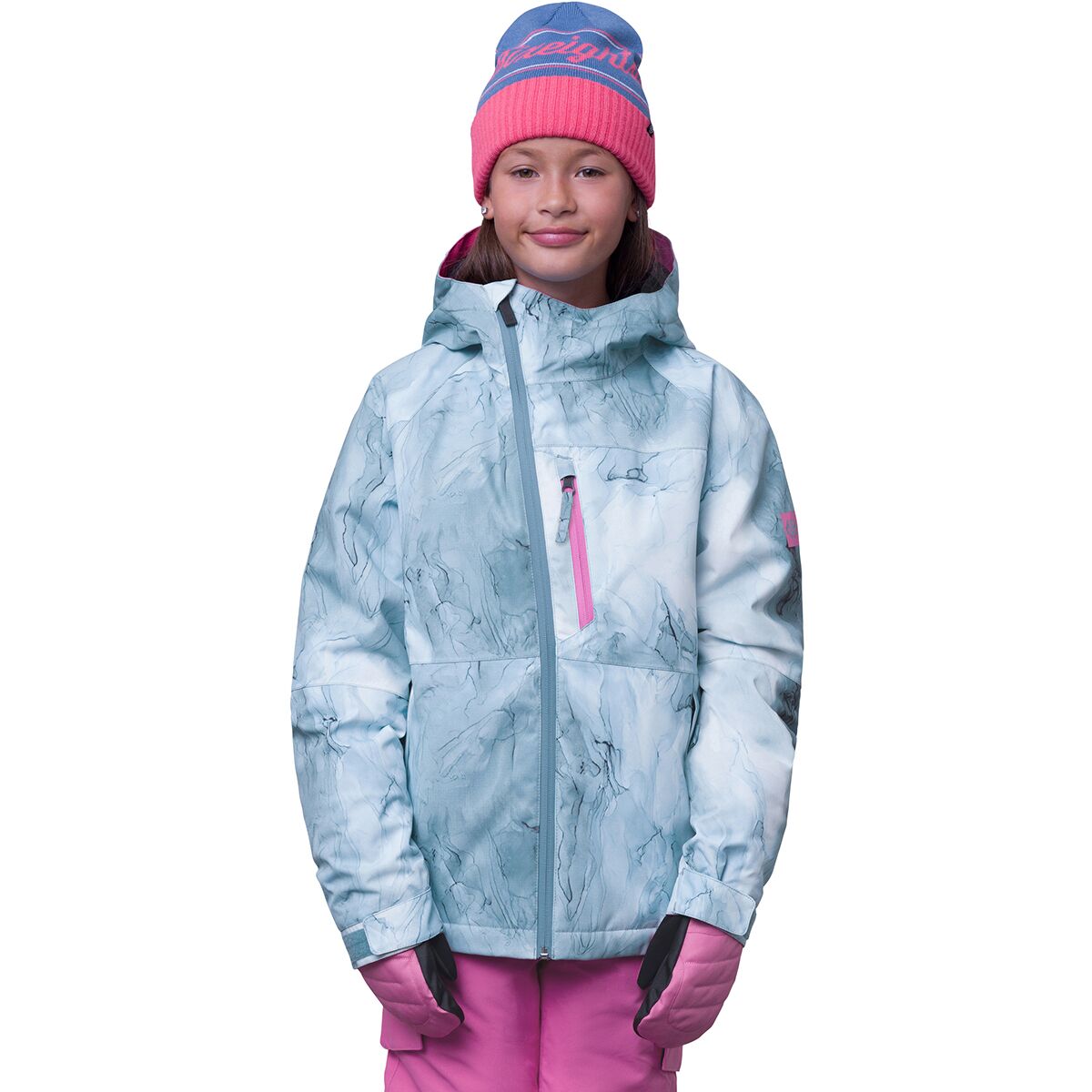 686 Hydra Insulated Jacket - Girls' Steel Blue Marble