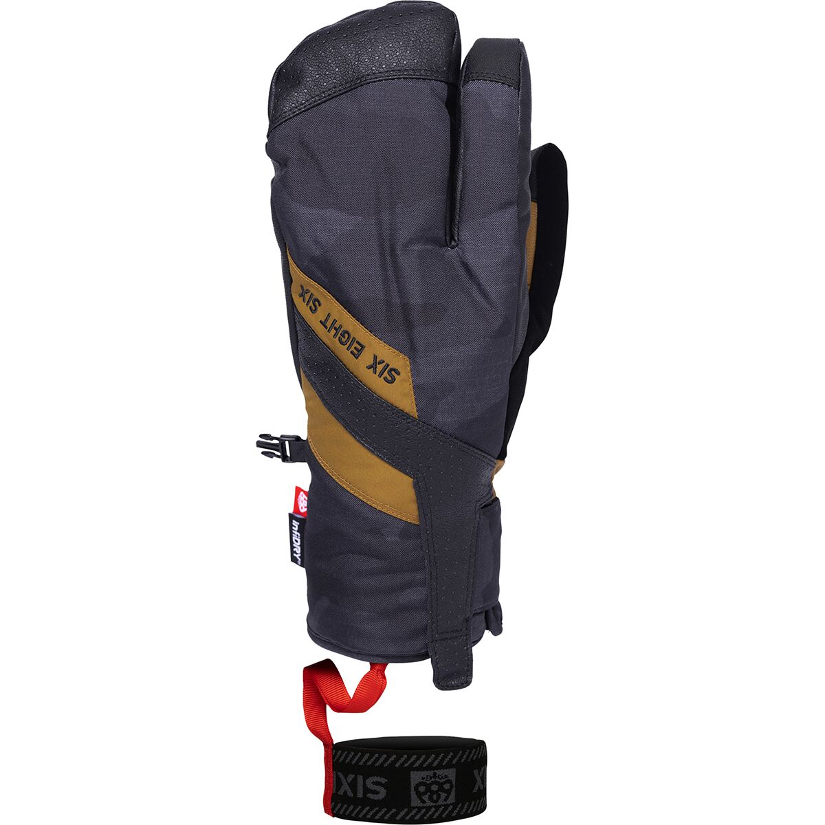 686 686 Hawkeye Trigger Mitten Black Camo, XL