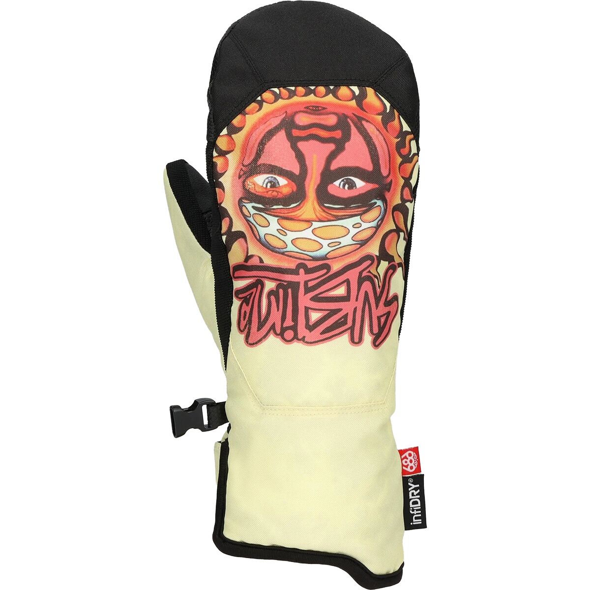 Image of 686 Revel Mitten - Women's Sublime Yellow Tie Dye, S
