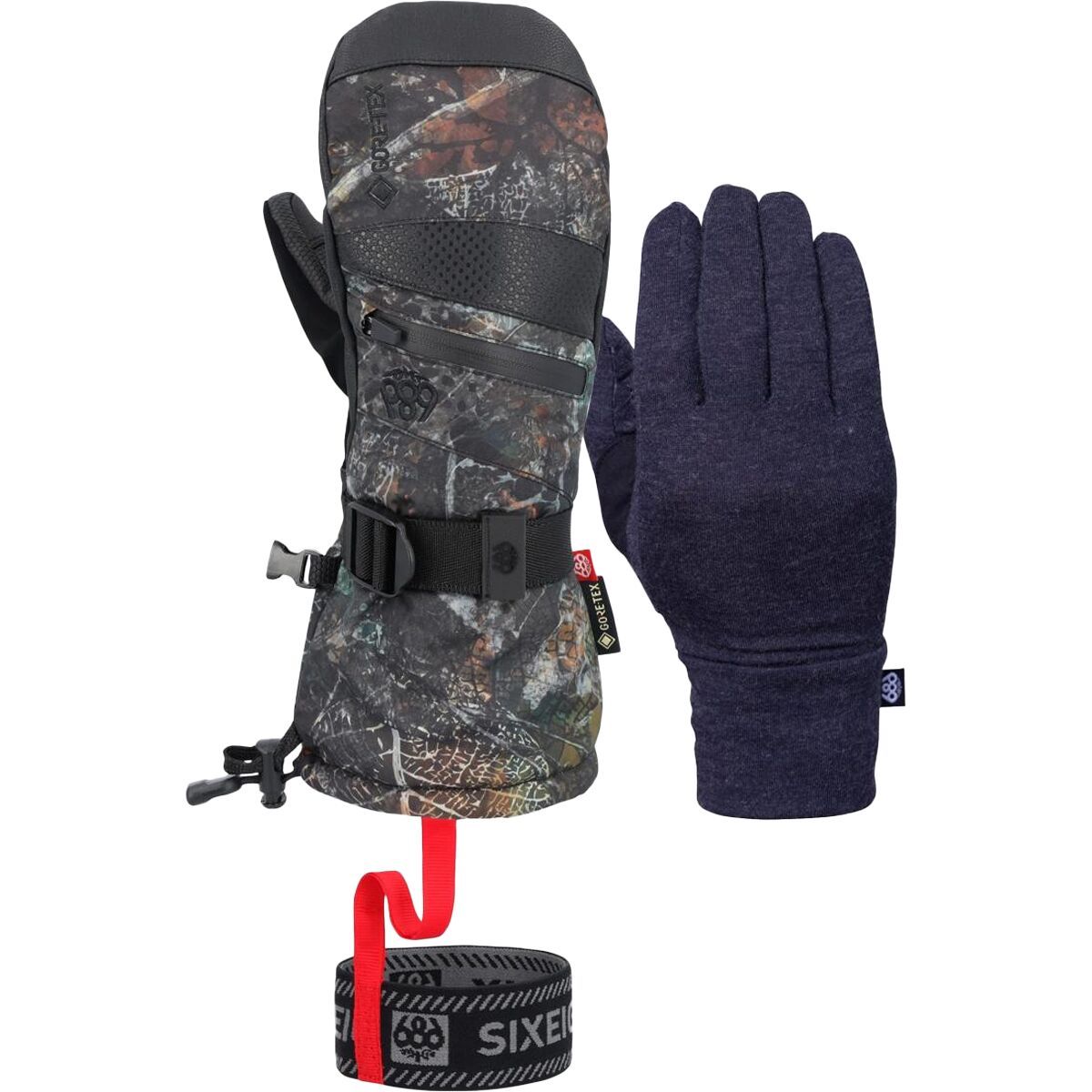 Image of 686 Smarty Gore-Tex 3-in-1 Gauntlet Mitten - Women's Autumn Foliage, XS