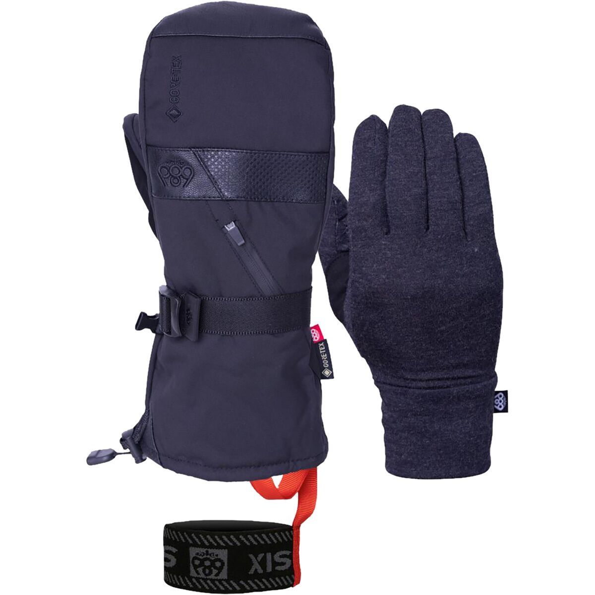 686 Smarty Gore-Tex 3-in-1 Gauntlet Mitten - Women's Black, M