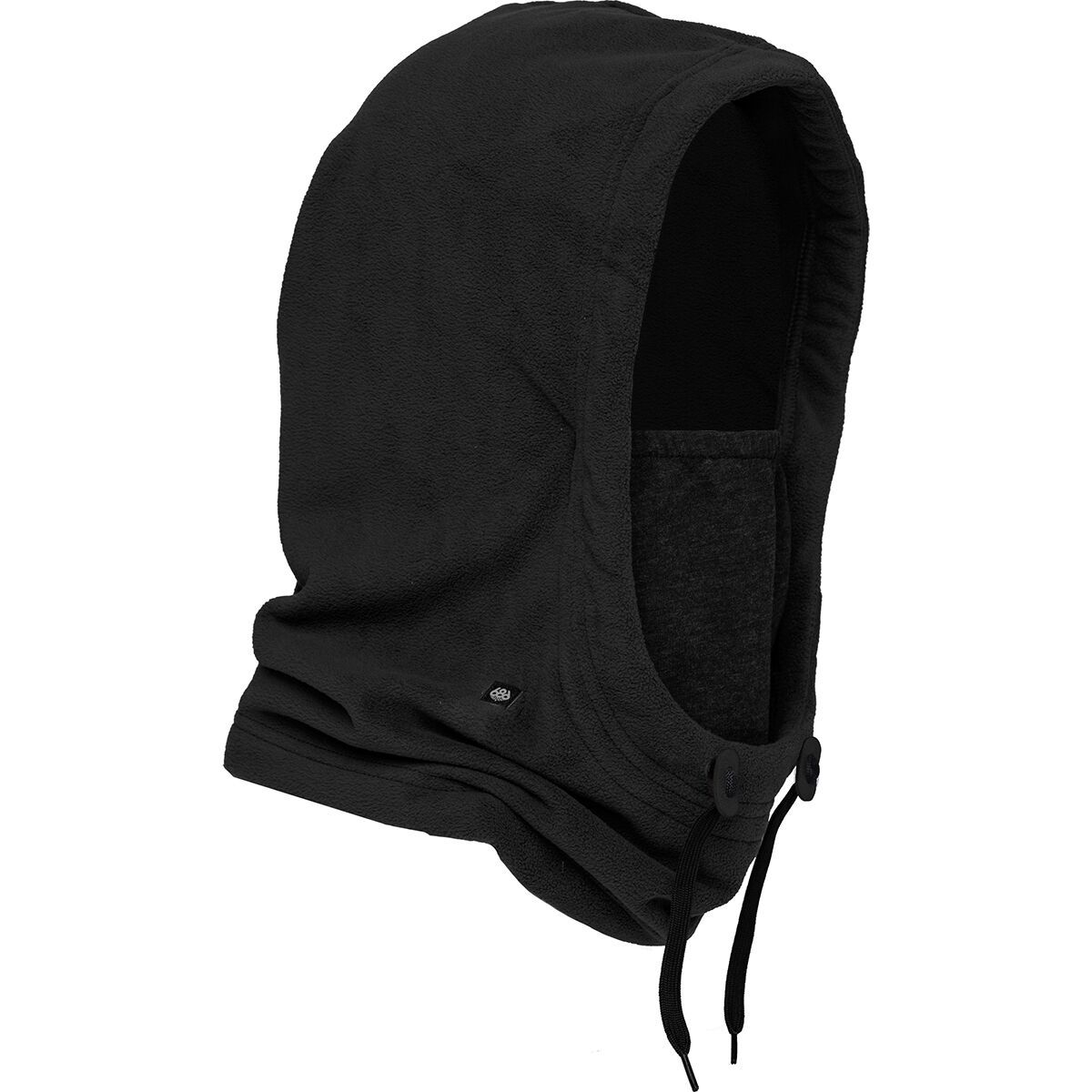 Image of 686 Tarmac Fleece Hood Black, One Size