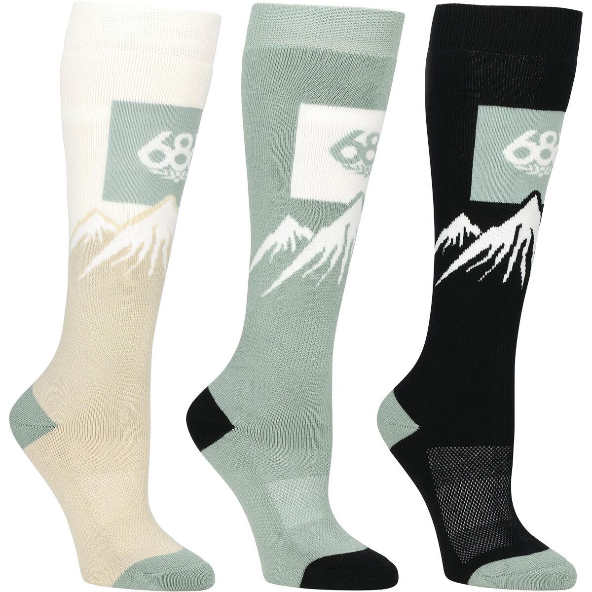 Image of 686 Peak Sock - 3-Pack - Women's Multi, L/XL