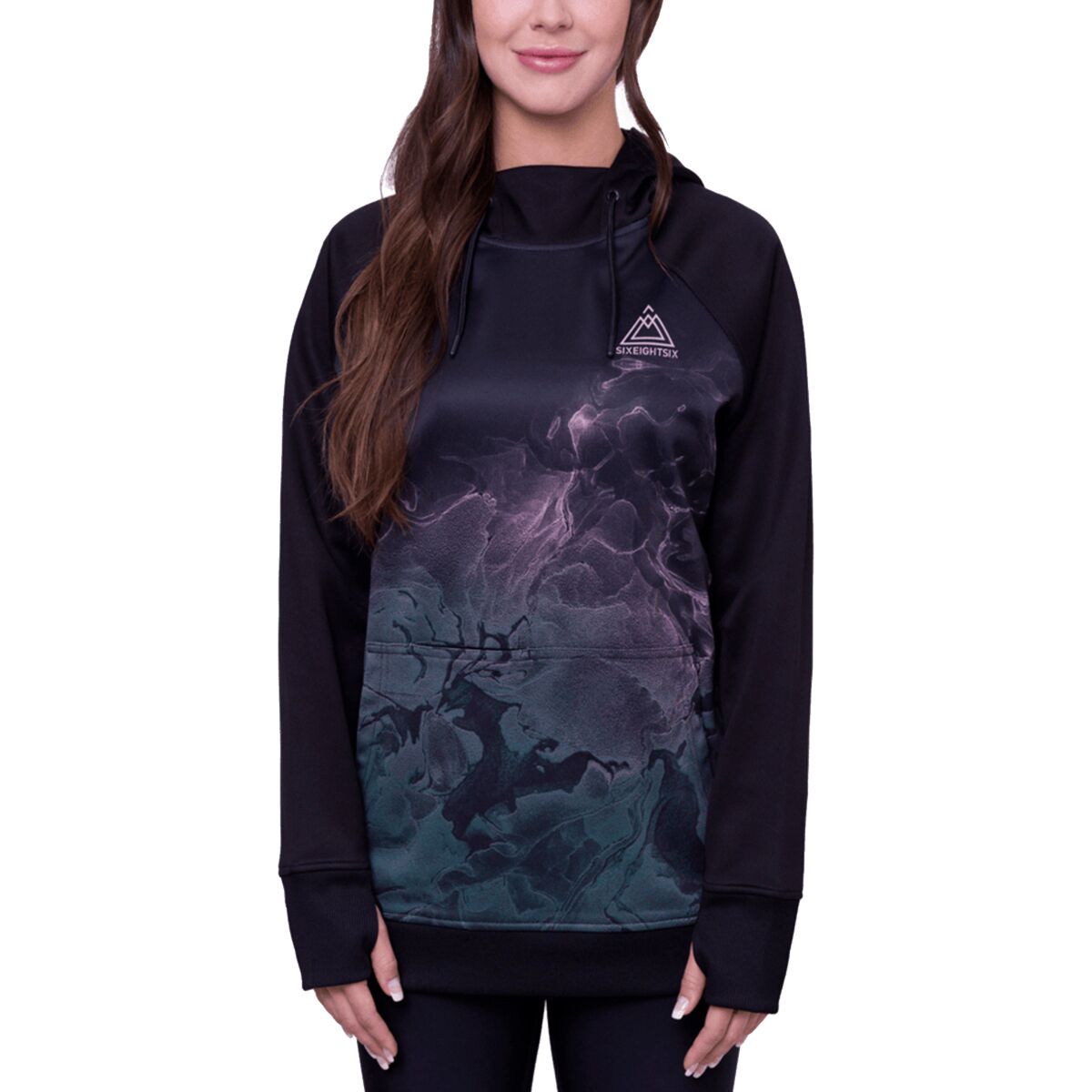 686 686 Bonded Fleece Pullover Hoodie - Women's Dusty Mauve, XS