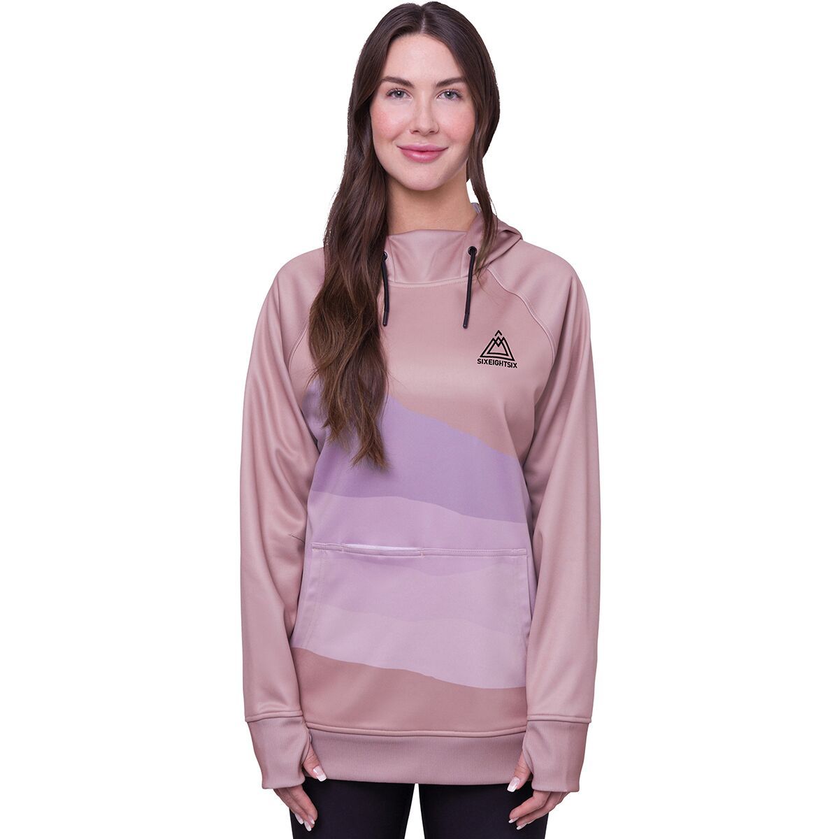 Image of 686 Bonded Fleece Pullover Hoodie - Women's Dusty Mauve, S