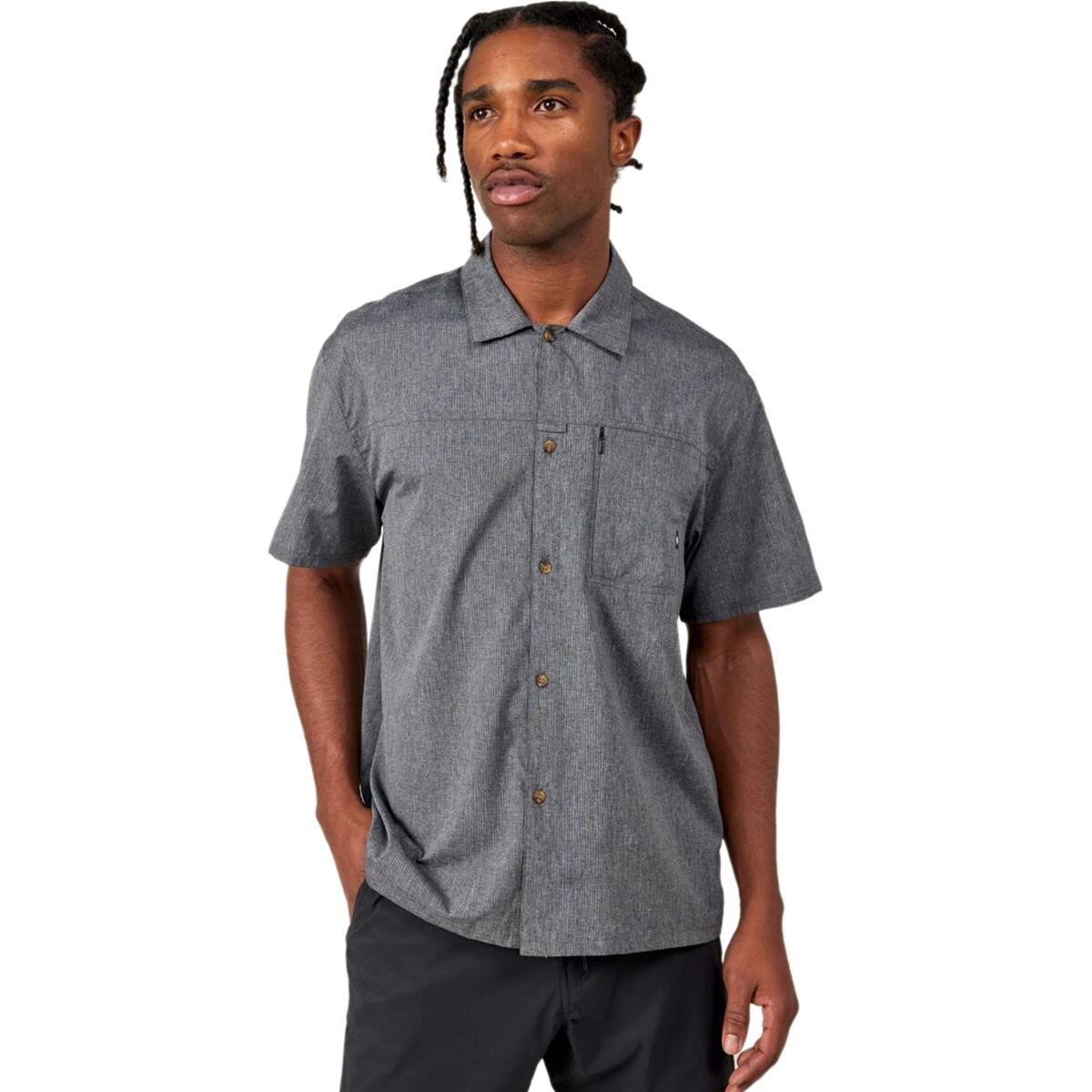 686 Canopy Woven Shirt - Men's Heather Charcoal, L