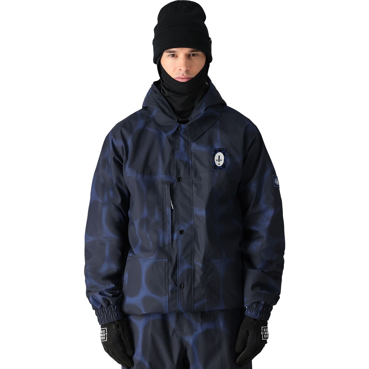 686 Dojo Jacket - Men's Blue Airbrush, XL