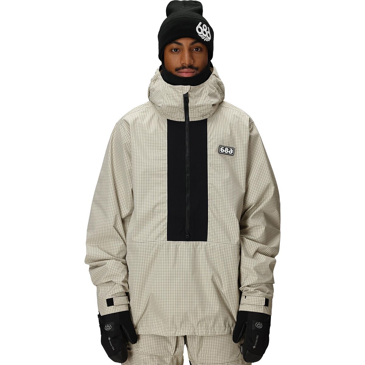 Image of 686 Ghost 2.5L Anorak - Men's Limestone Ripstop, M