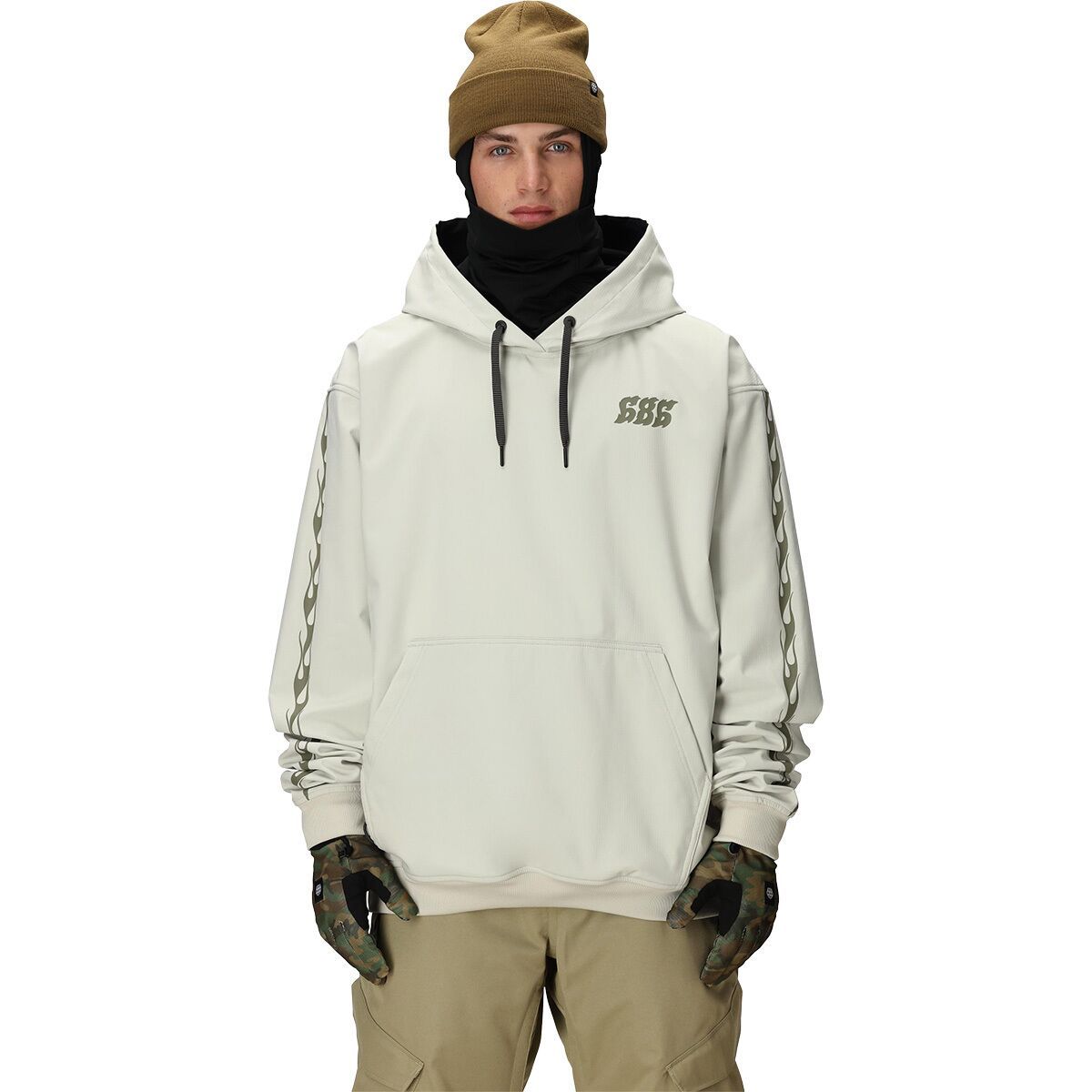 Image of 686 Team Waterproof Hooded Jacket - Men's Limestone, M