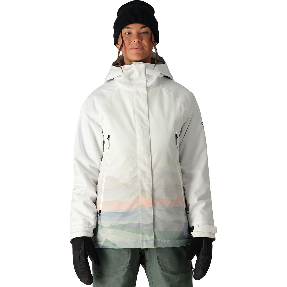 686 686 Fantasia Insulated Jacket - Women's White Sierra Sunset, S