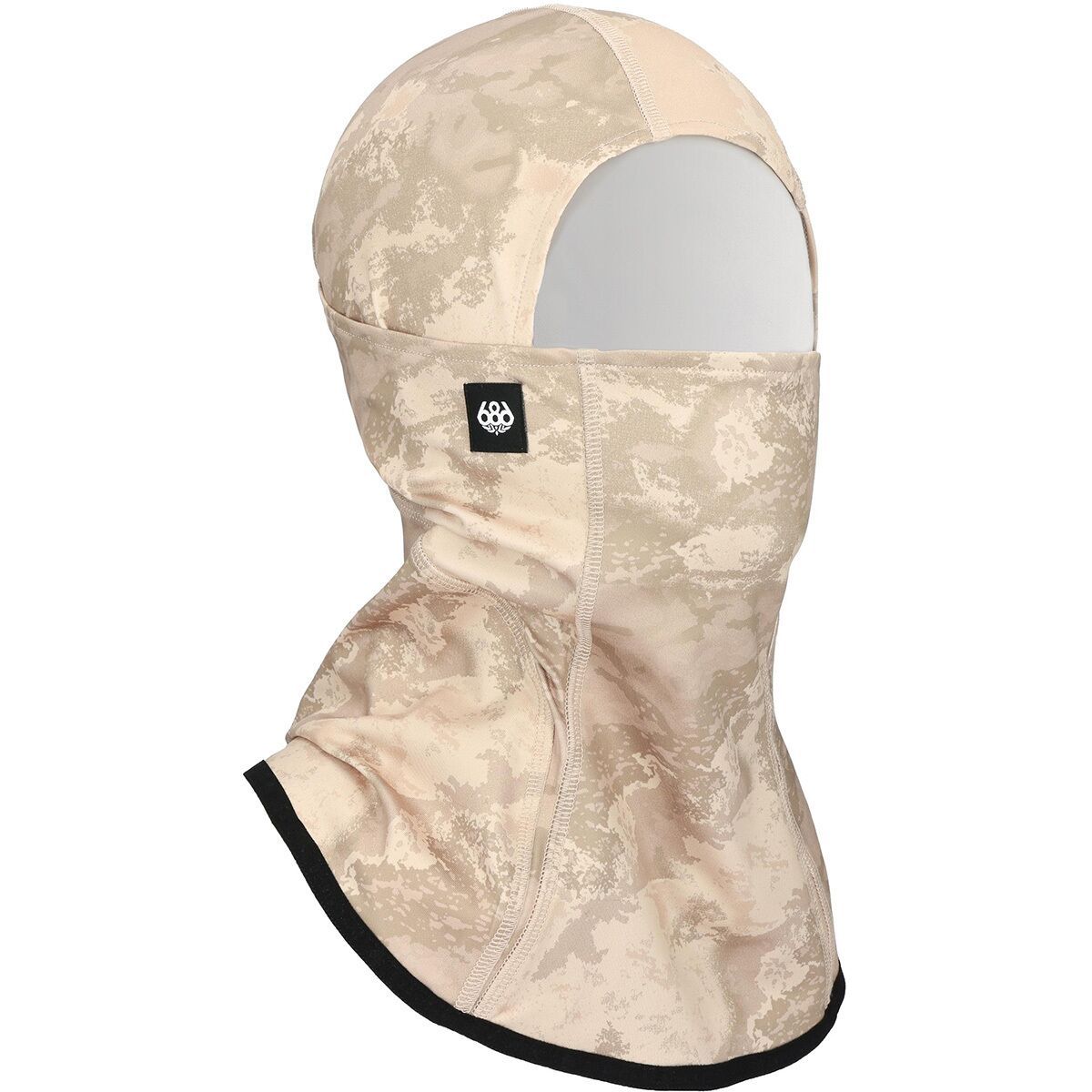 Image of 686 Alpha Hinged Balaclava Limestone Hemisphere Print, One Size