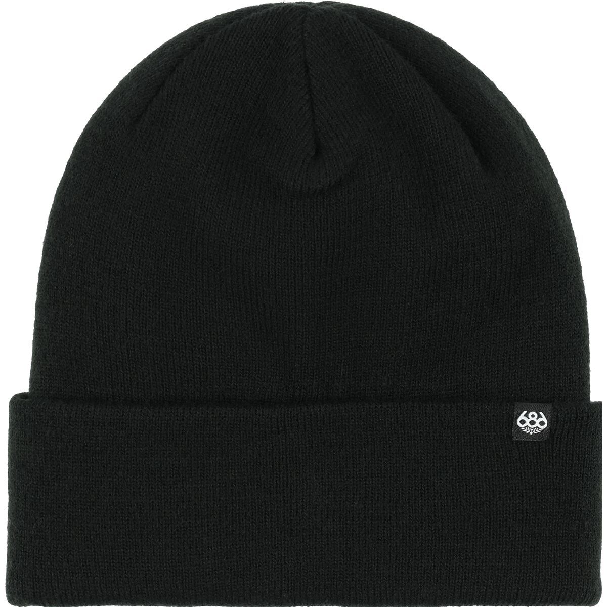 Image of 686 Standard Roll Up Beanie Black, One Size