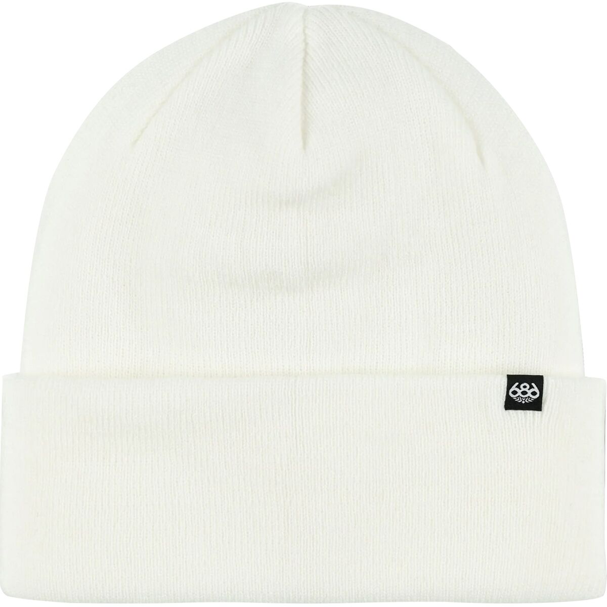 686 686 Standard Roll Up Beanie White, One Size