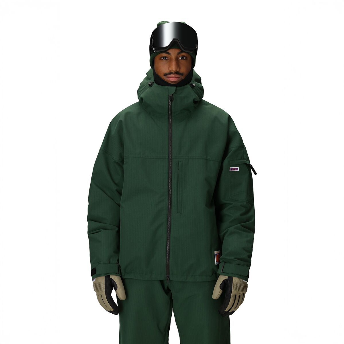 Image of 686 Dojo Shell Jacket - Men's Moss Green Ripstop, L