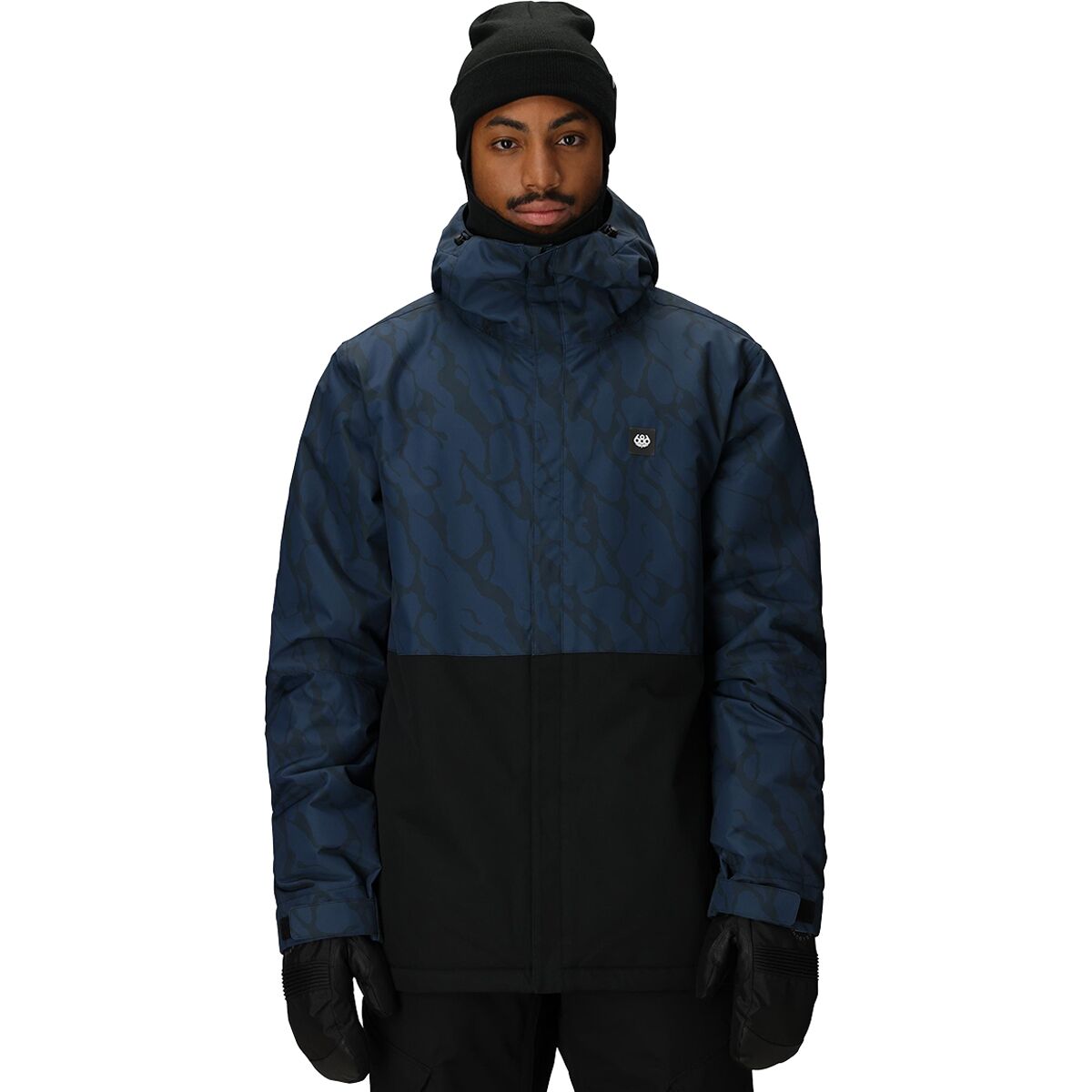 Image of 686 Foundation Insulated Jacket - Men's Navy Fractured Colorblock, XL