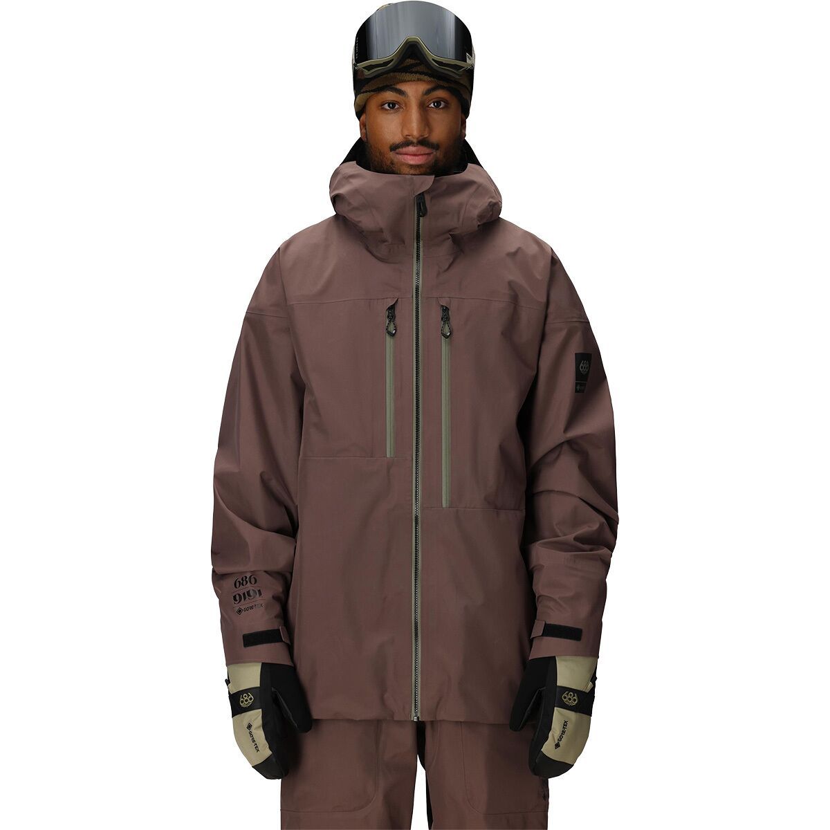 Image of 686 GORE-TEX 3L ATV Thermagraph Jacket - Men's Peppercorn, M